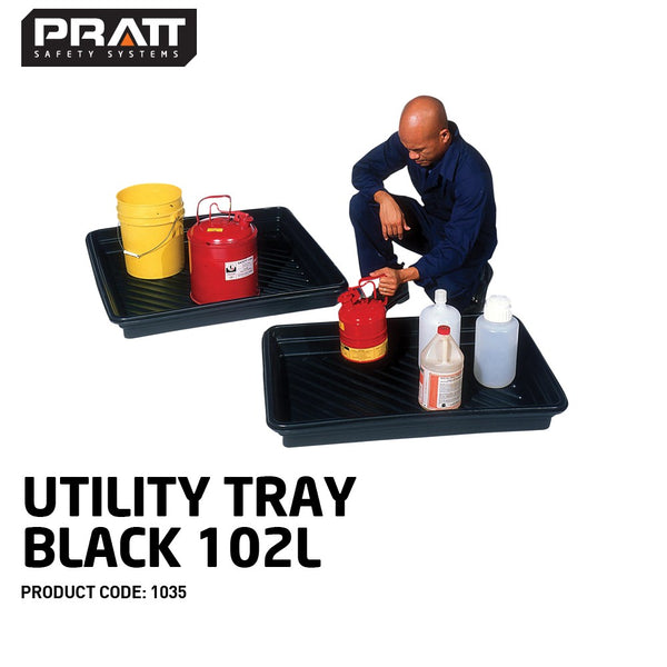 Utility Spill Tray Black 102L - 1035