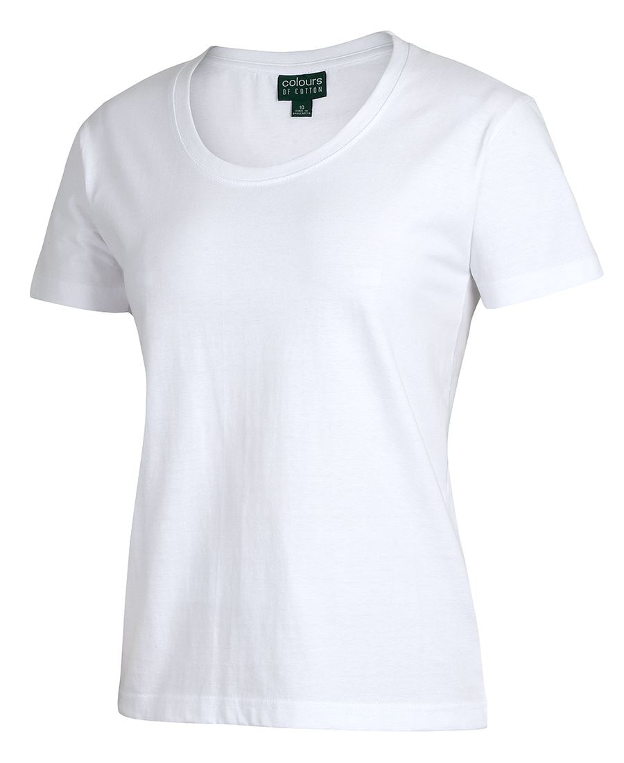 C OF C LADIES COMFORT CREW NECK TEE - 1CCT1