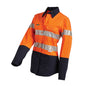 Hi-Vis Womens 2 Tone Lightweight Taped Shirt - 2012