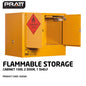 Flammable Storage Cabinet 100L 2 Door, 1 Shelf - 5535AS