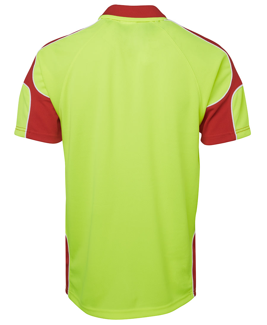 HI-VIS S/S ARM PANEL POLO - 6AP4S