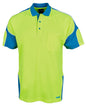HI-VIS S/S ARM PANEL POLO - 6AP4S