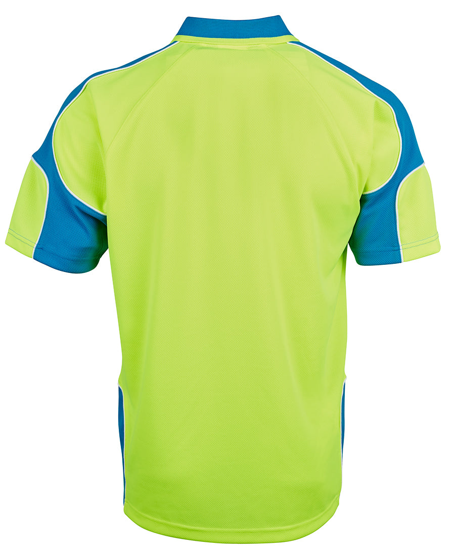 HI-VIS S/S ARM PANEL POLO - 6AP4S
