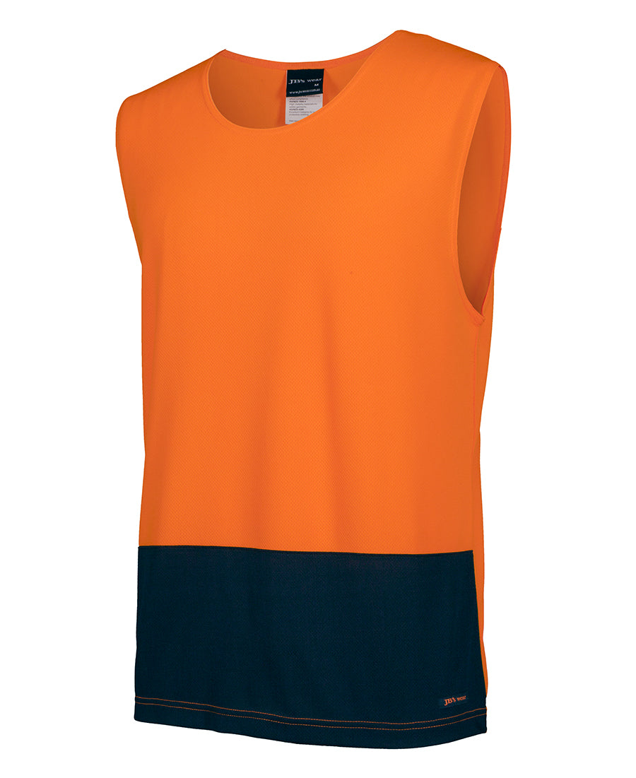 HI-VIS MUSCLE TOP SINGLET - 6HMT