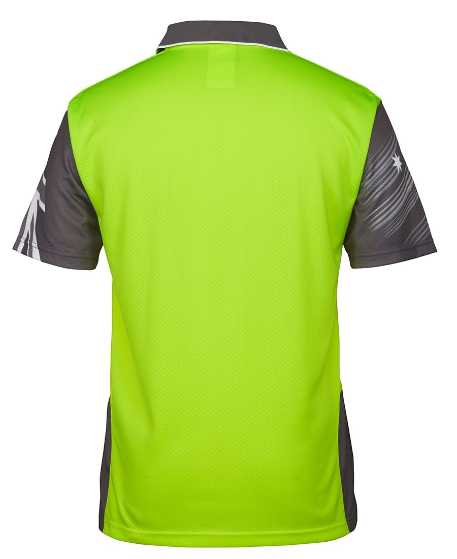 HI-VIS SOUTHERN CROSS S/S POLO - 6HSC