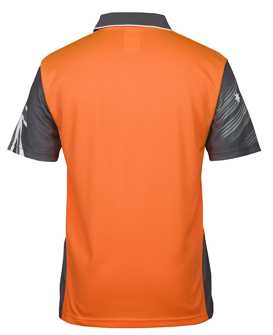 HI-VIS SOUTHERN CROSS S/S POLO - 6HSC