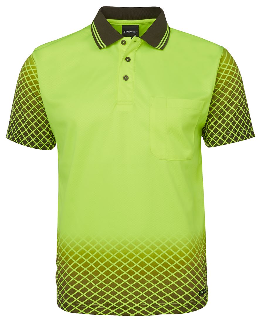 HI-VIS NET SUB POLO - 6HVNS