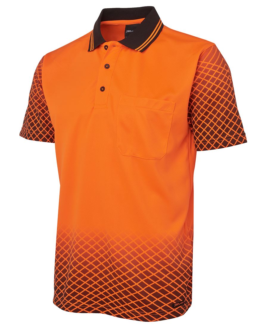 HI-VIS NET SUB POLO - 6HVNS