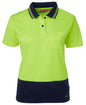 LADIES HI VIS S/S COMFORT POLO - 6LHCP