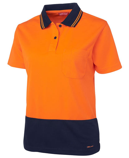 LADIES HI VIS S/S COMFORT POLO - 6LHCP
