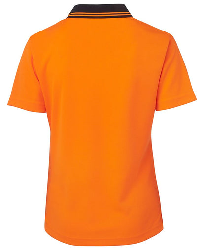 LADIES HI VIS S/S COMFORT POLO - 6LHCP