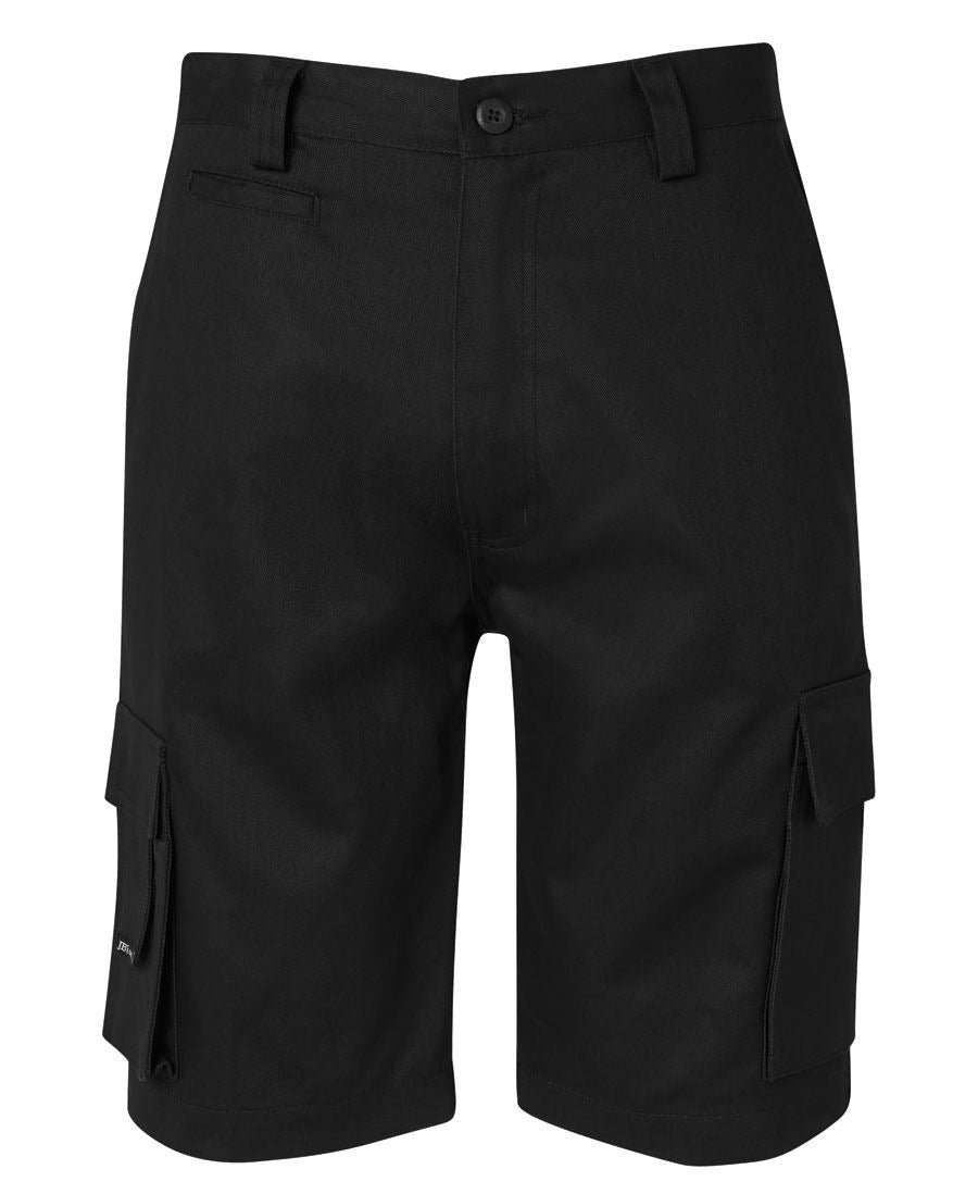 MERCERISED MULTI POCKET SHORT BLACK - 6NMS