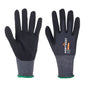 recycled npr15 mcro foam glove - 12 pack grey/black AP12