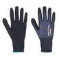 AP18 - RECYCLED Micro Foam Glove - 12 Pack Blue/Black