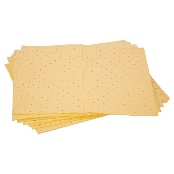 Yellow Hazchem Absorbent Pad - 300gsm Pack Of 100 - APY300