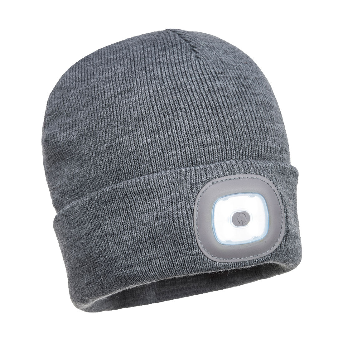 Dual Front & Back LED Head Light USB Rechargeable Beanie - B028