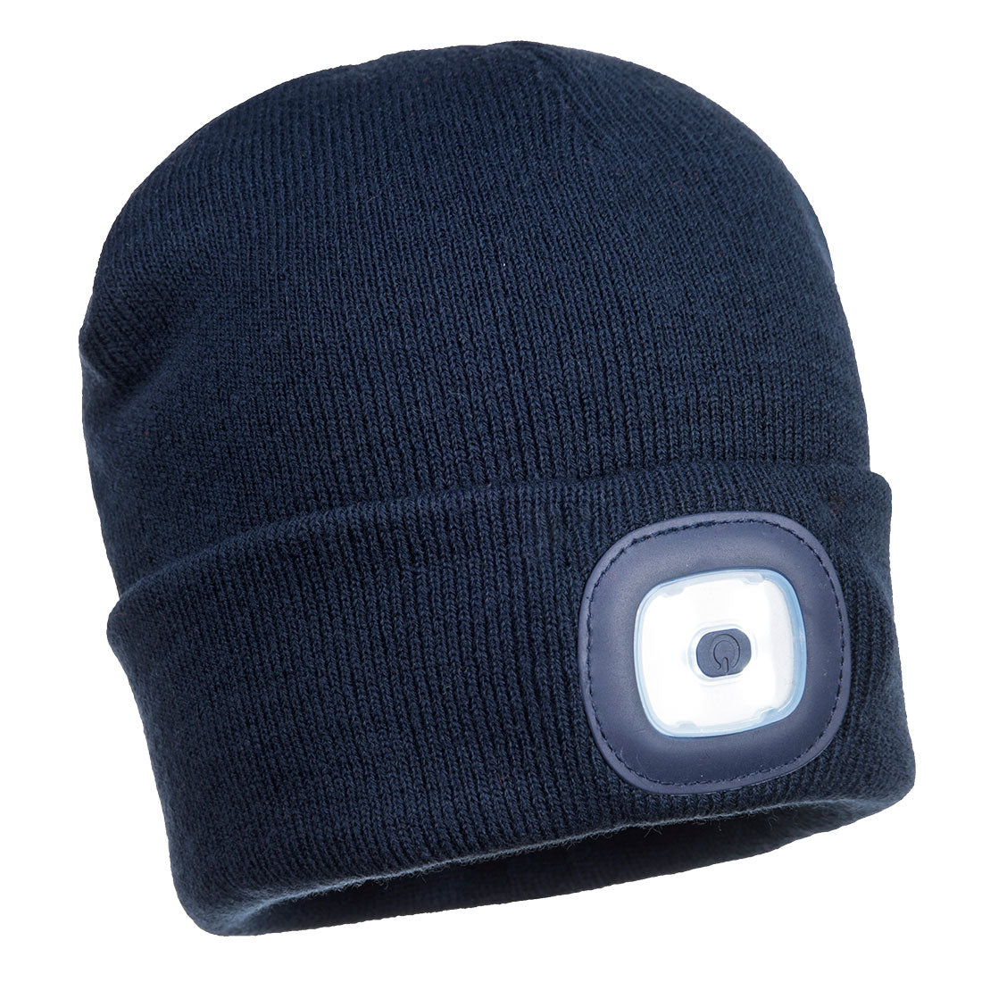 Dual Front & Back LED Head Light USB Rechargeable Beanie - B028