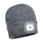 Single LED Head Light USB Rechargeable Beanie - B029