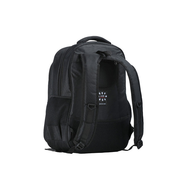 Triple Pocket Backpack Black - B916