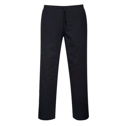 Drawstring Chefs Pants Black - C070