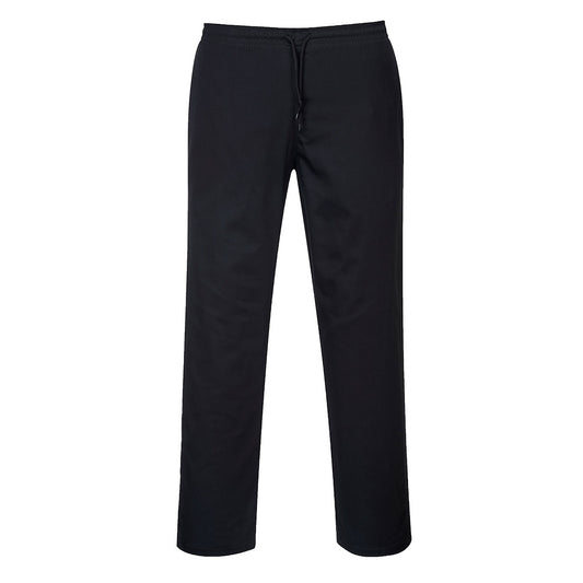 Drawstring Chefs Pants Black - C070