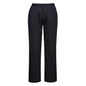 Rachel Ladies Chefs Pants Black - C071