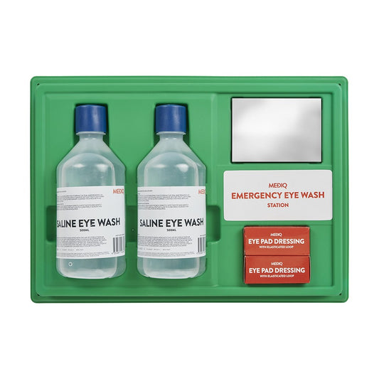 Eyewash Station Open with Mirror - EWSOM
