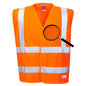Hi-Vis Anti Static Vest - Flame Resistant - FR71