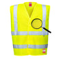 Hi-Vis Anti Static Vest - Flame Resistant - FR71