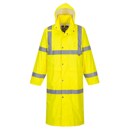 Hi-Vis Rain Coat 122cm YELLOW - H445