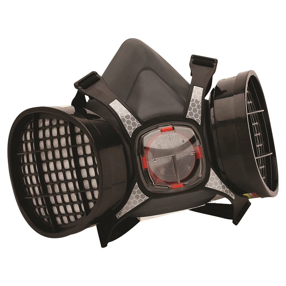 Assembled Half Mask with ABEK1 Cartridges - HMABEK1