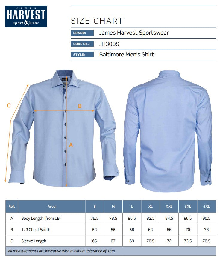 Baltimore Mens Shirt - JH300S