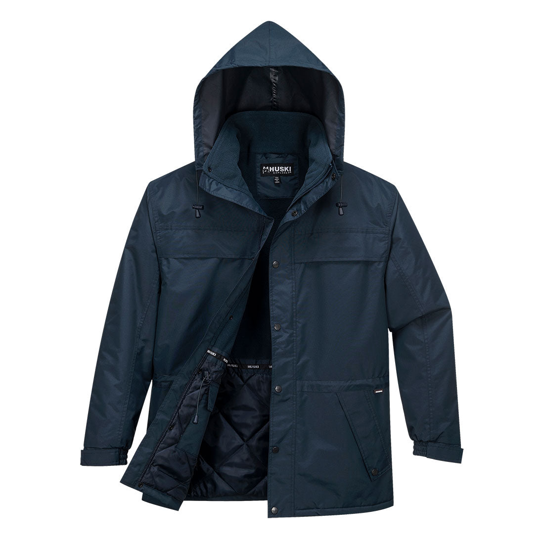 Navy Huski Everest insulated work jacket