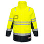 Yellow FR waterproof work jacket
