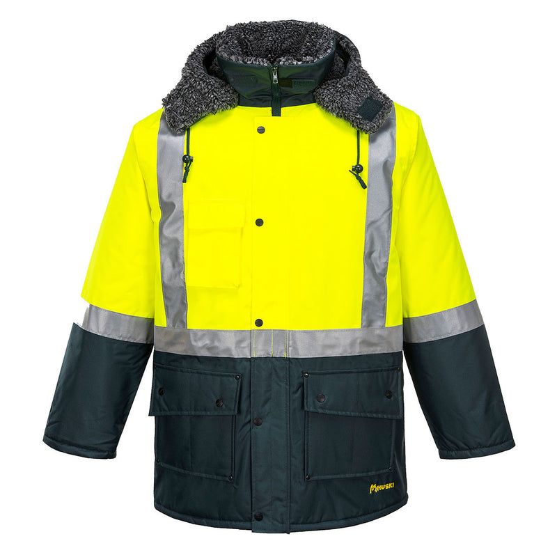 Freezer Jacket Yellow/Forest Green - K8044