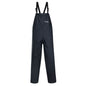 Navy waterproof bib and brace overalls for outdoor work
