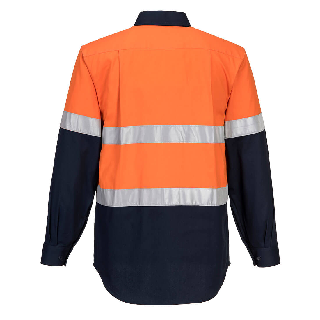 Hi-Vis Two Tone Regular Weight Long Sleeve Shirt with Tape - MA101
