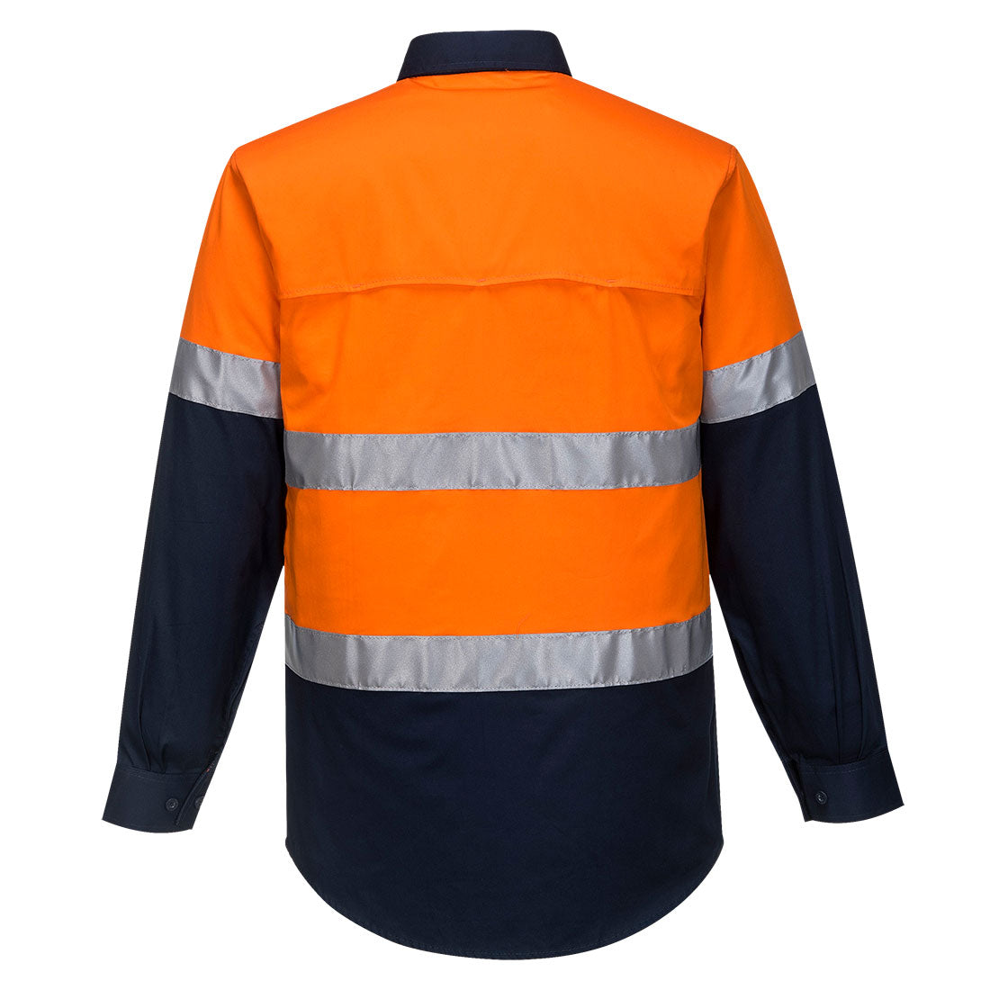Hi-Vis Two Tone Lightweight Long Sleeve Shirt with Tape - MA801