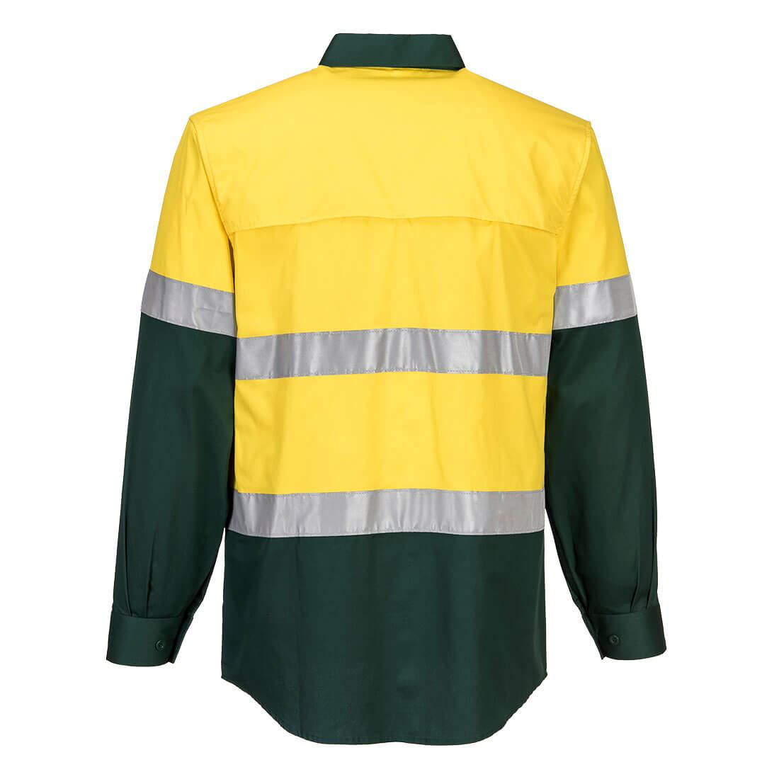 Hi-Vis Two Tone Lightweight Long Sleeve Shirt with Tape - MA801