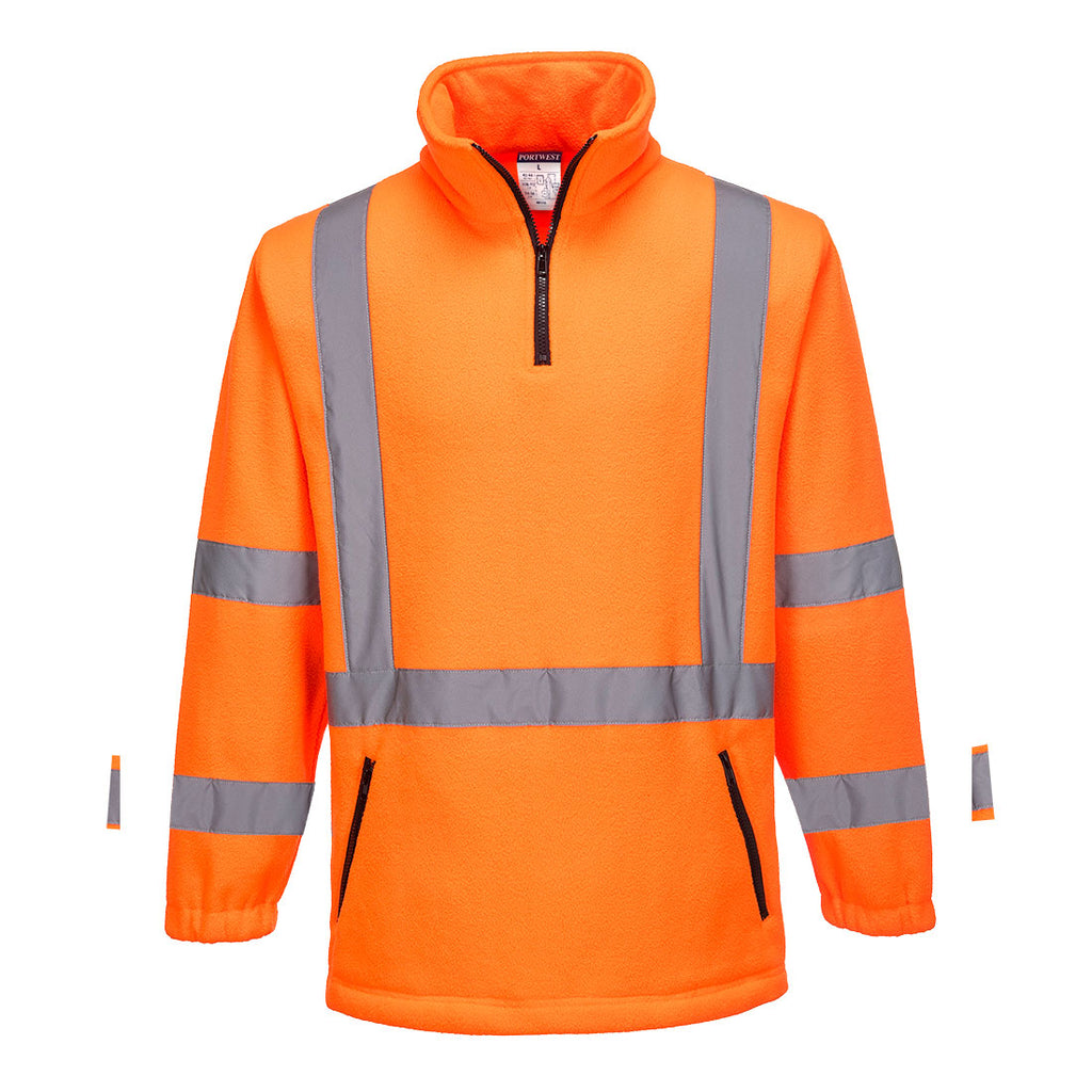 Cross Back Polar Fleece Jumper ORANGE - MF116