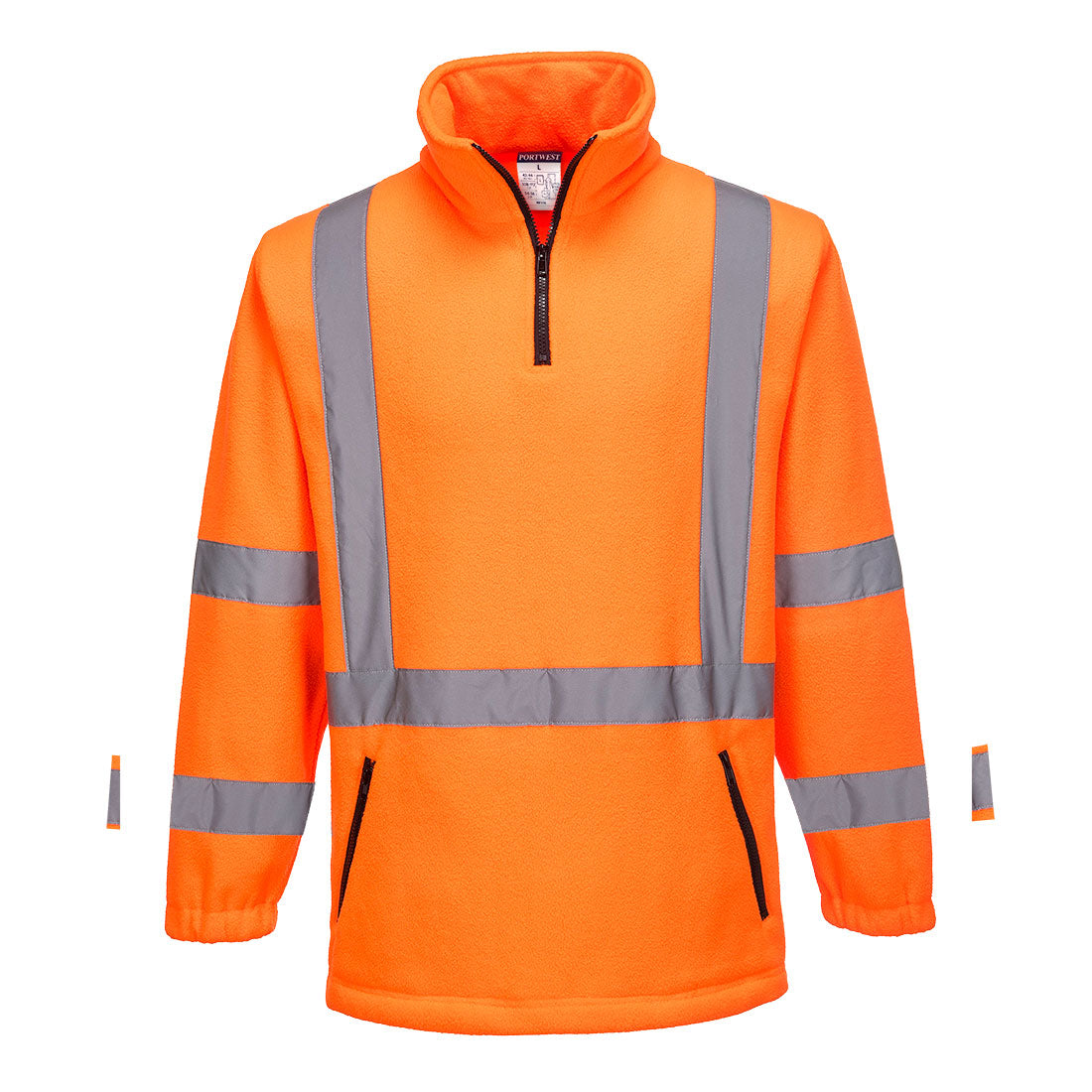 Cross Back Polar Fleece Jumper ORANGE - MF116