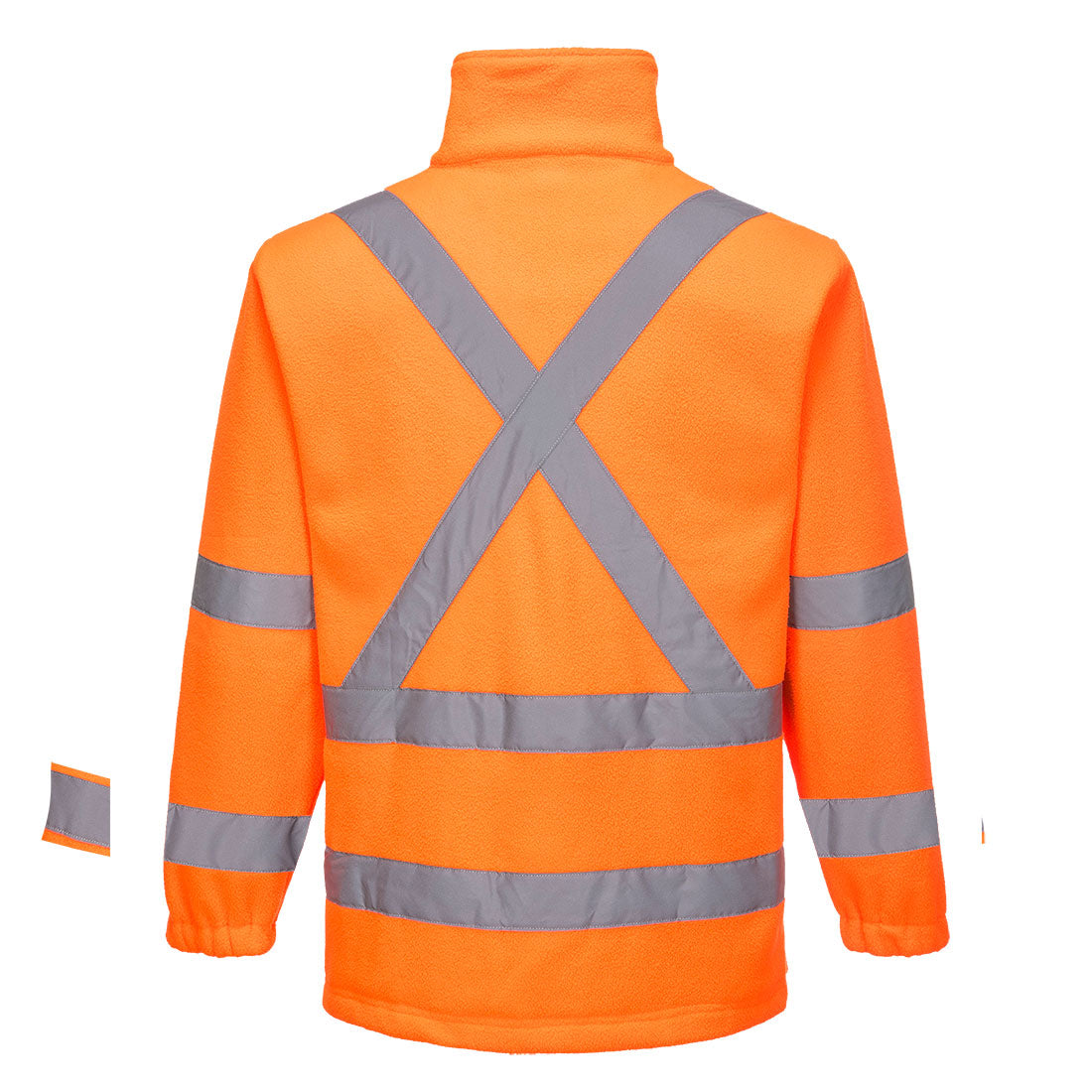 Cross Back Polar Fleece Jumper ORANGE - MF116