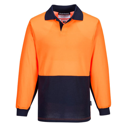 Long Sleeve Food Industry Cotton Comfort Polo - MF213