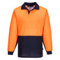 Long Sleeve Food Industry Cotton Comfort Polo - MF213