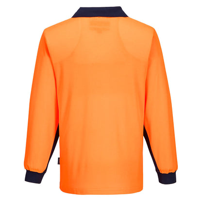 Long Sleeve Food Industry Cotton Comfort Polo - MF213