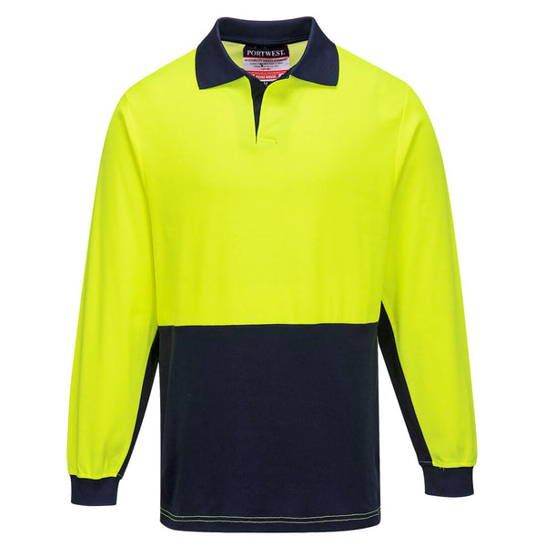 Long Sleeve Food Industry Cotton Comfort Polo - MF213