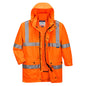 Argyle Full Hi-Vis Rain Jacket with Tape - MF306