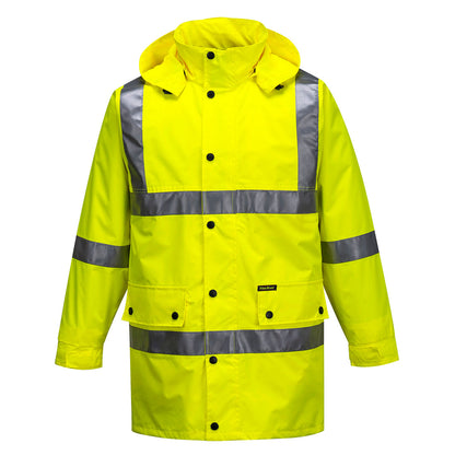 Argyle Full Hi-Vis Rain Jacket with Tape - MF306
