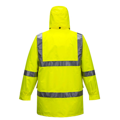 Argyle Full Hi-Vis Rain Jacket with Tape - MF306
