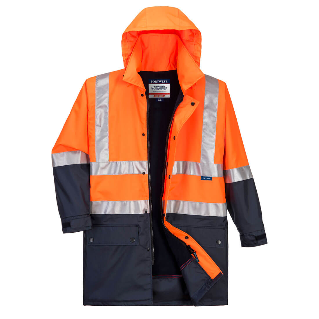 Fleece Lined Rain Jacket with Tape - MJ208